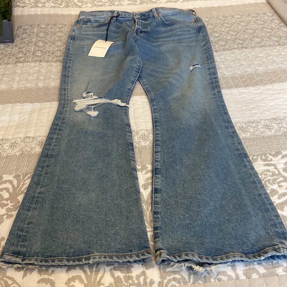 Citizens Of Humanity Blue Boot Cut Jeans - Low Rise
